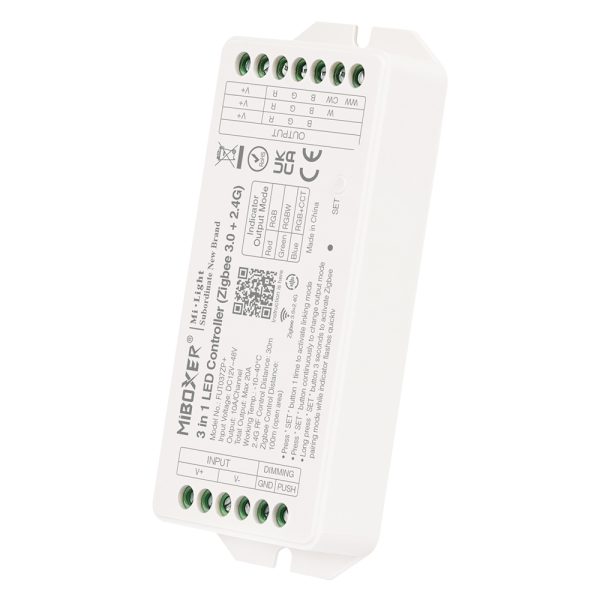 FUT037ZP+ 3 in 1 Zigbee 3.0 +2.4G RGBWW LED Controller